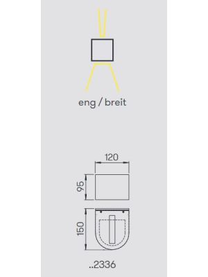 Albert Wandstrahler 2336 Lichtaustritt