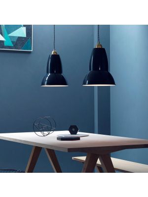 Anglepoise Original 1227 Brass Maxi Pendant schwarz