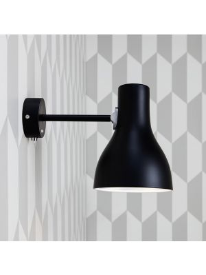 Anglepoise Type 75 Wall Light schwarz mit Wandanschluss