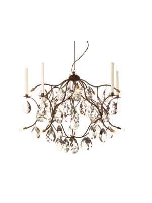 Anthologie Quartett Jahreszeiten Eiszeit Pendelleuchte 90 cm, bronzebraun