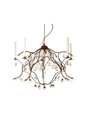 Anthologie Quartett Jahreszeiten Winter Pendelleuchte 90 cm, bronzebraun